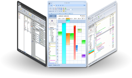 All-in-one personal information manager (PIM) with included network solution.